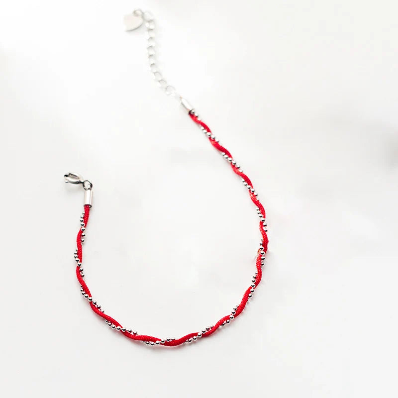 Crimson Thread Bracelet