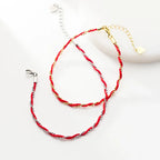 Crimson Thread Bracelet