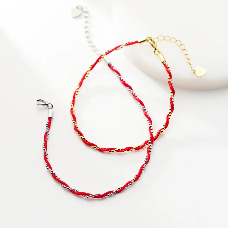 Crimson Thread Bracelet