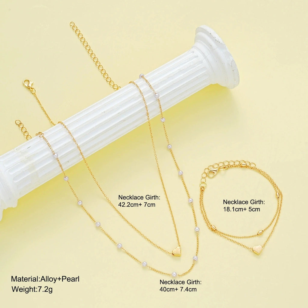 Pearl Heart Set