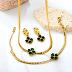 Emerald Clover Set