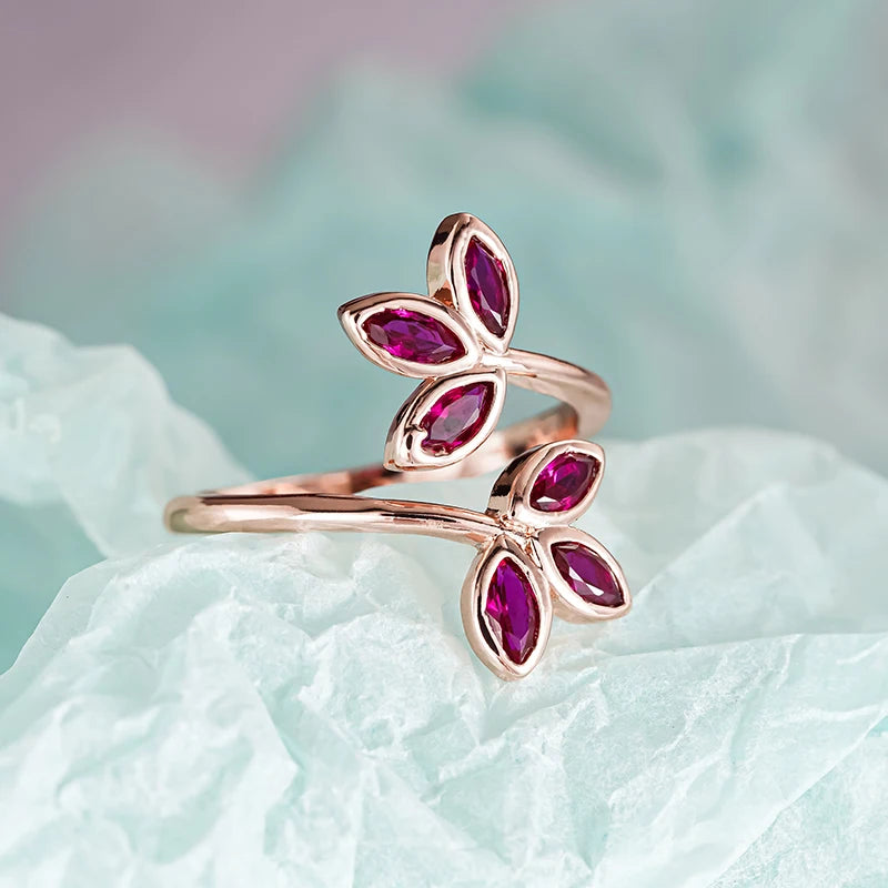 Rose Gold Flora Ring