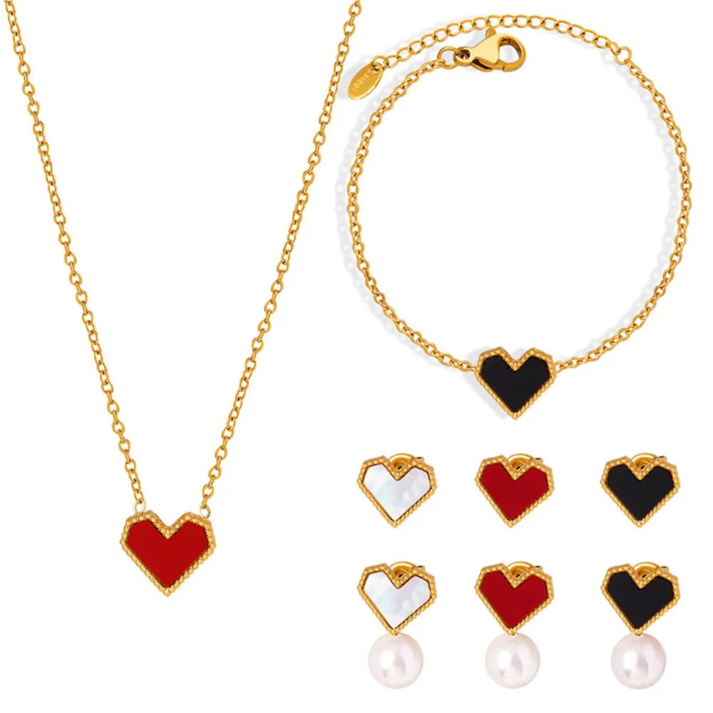 Heart Charm Set