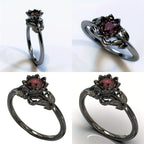 Noir Bloom Ring