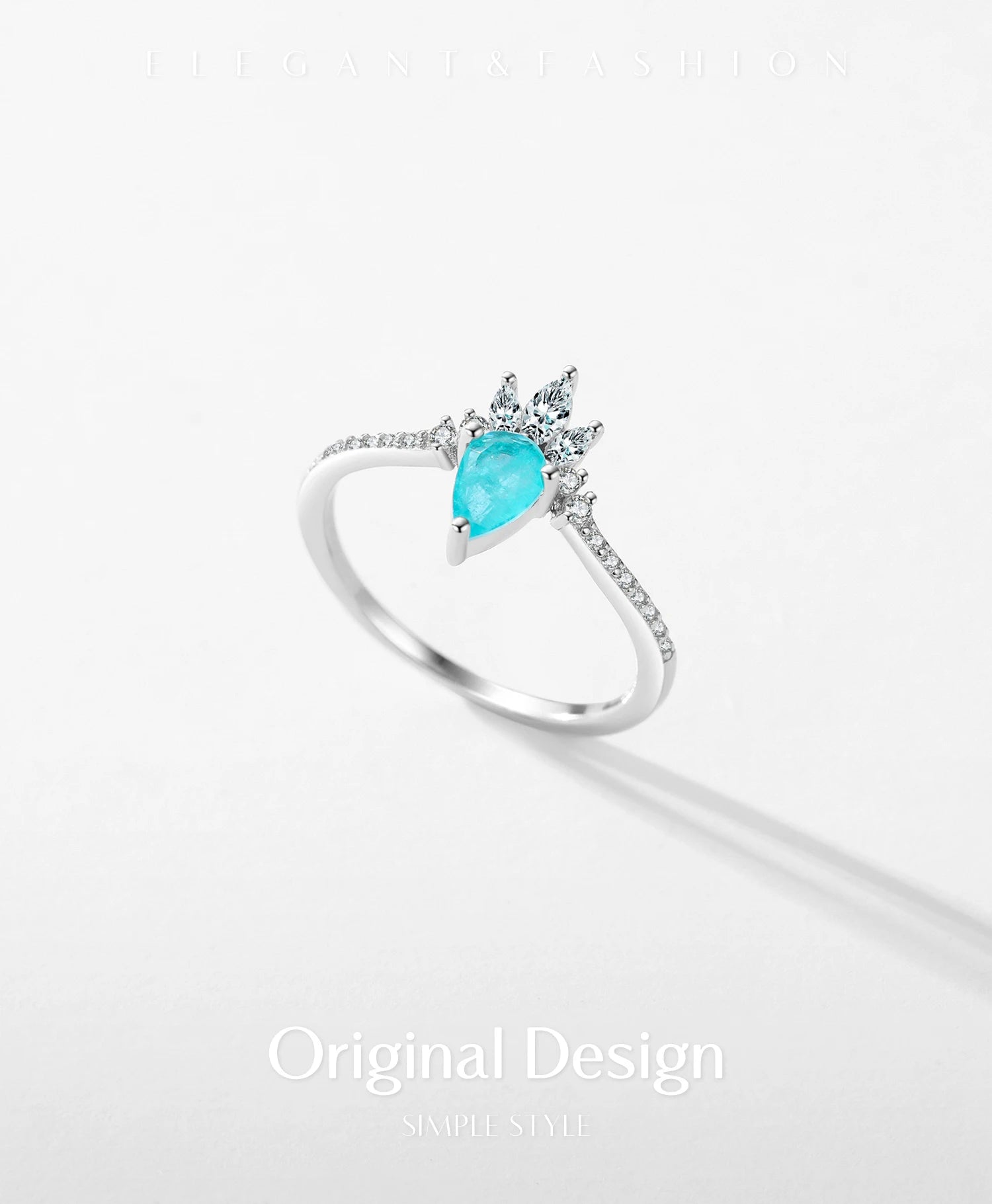 Crown Tourmaline Ring