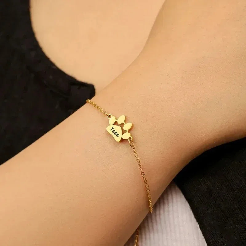 Paw Print Bracelet