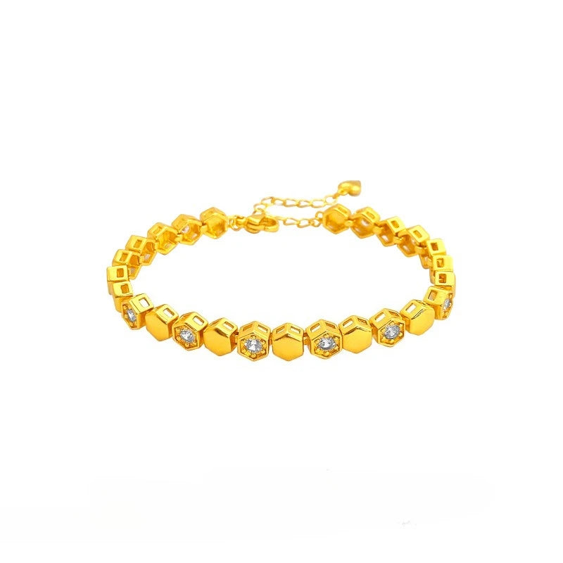 Honeycomb Bangle