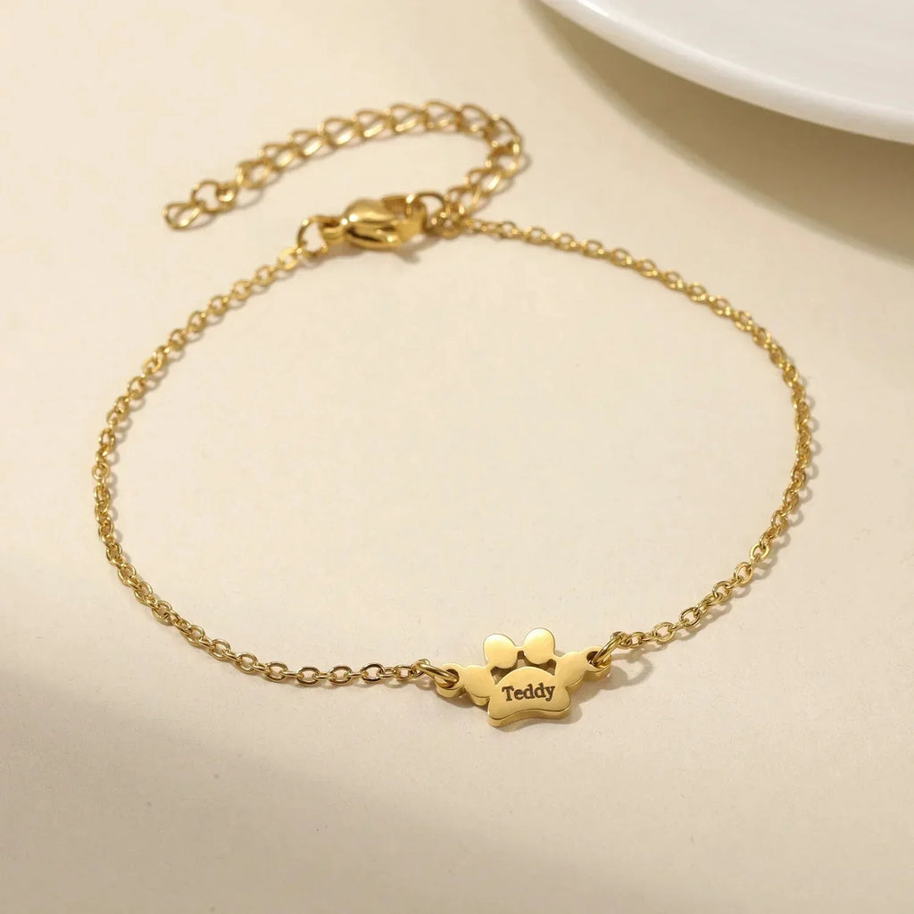 Paw Print Bracelet