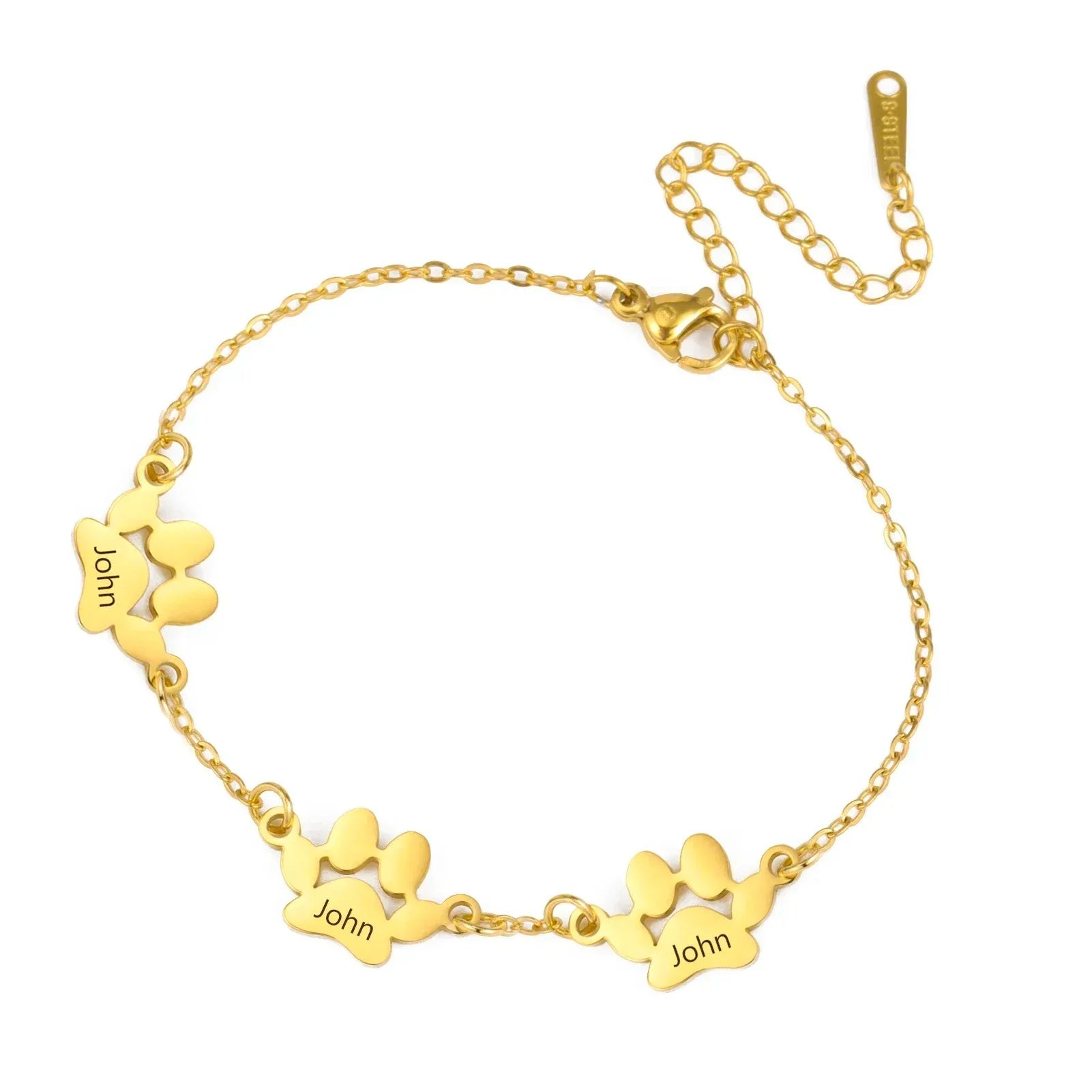 Paw Print Bracelet