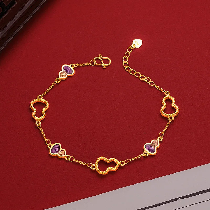 Gourd Enamel Bracelet