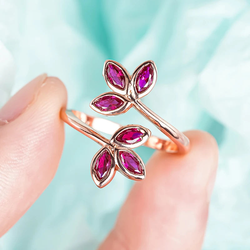 Rose Gold Flora Ring