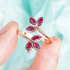 Rose Gold Flora Ring