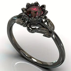 Noir Bloom Ring