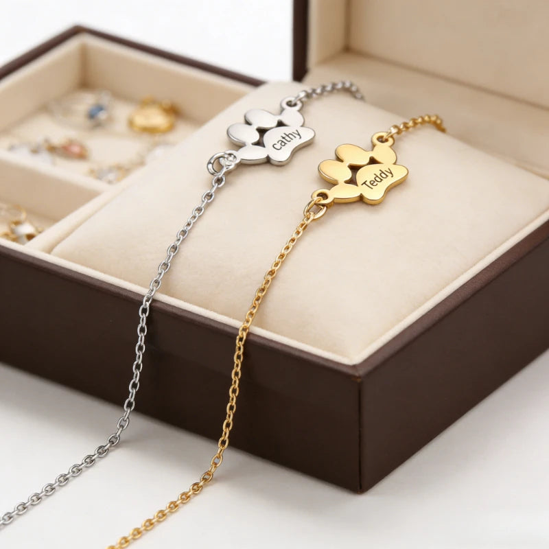 Paw Print Bracelet