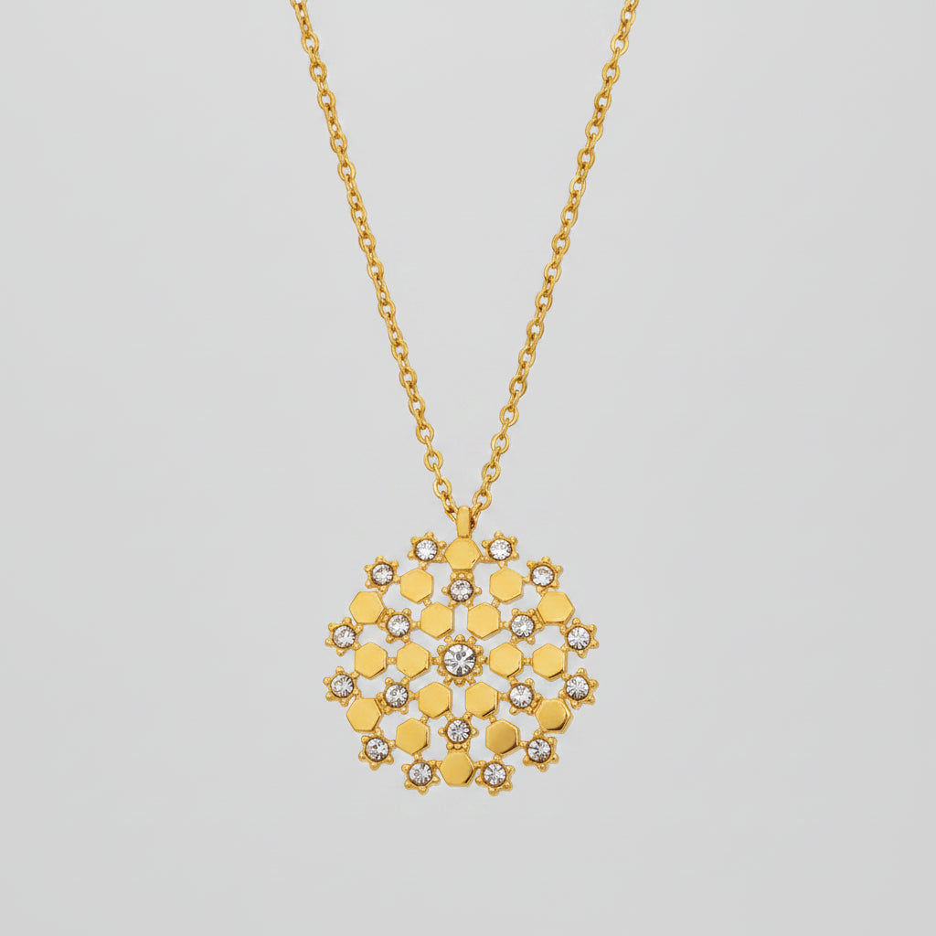 Hexagon Pendant Set