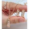 Zircon Rose Set