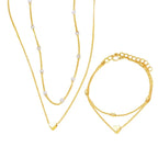 Pearl Heart Set