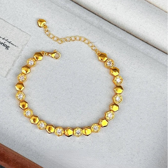 Honeycomb Bangle
