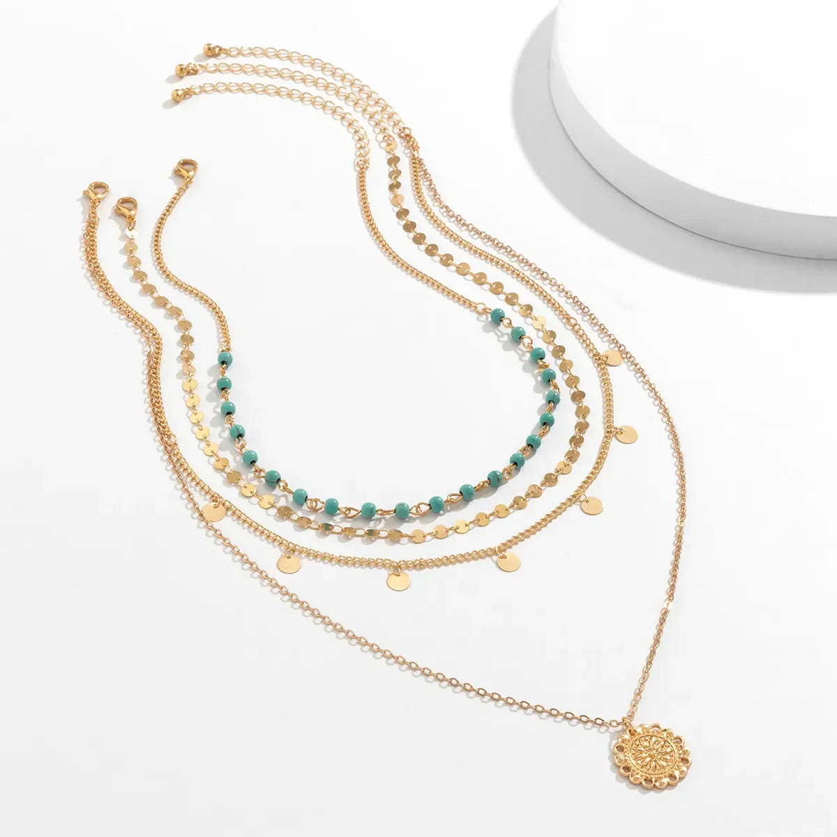 Boho Blossom Pendant Set