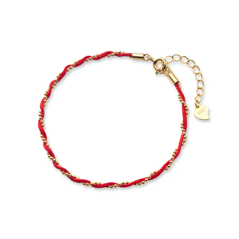 Crimson Thread Bracelet