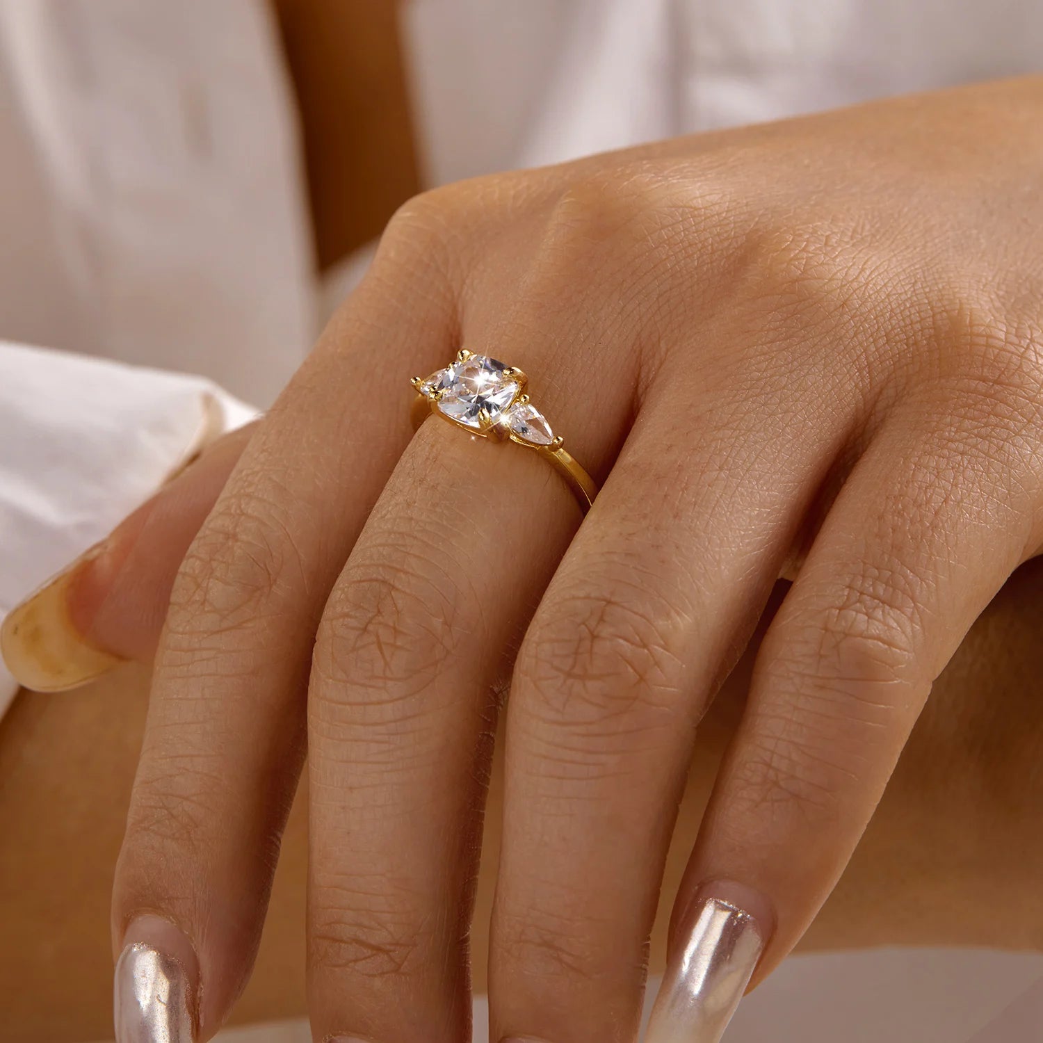 Brass Elegance Ring