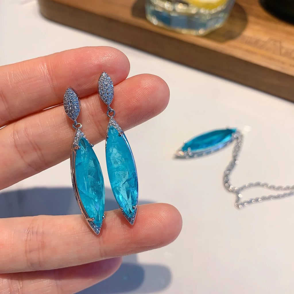 Paraiba Pendant Set