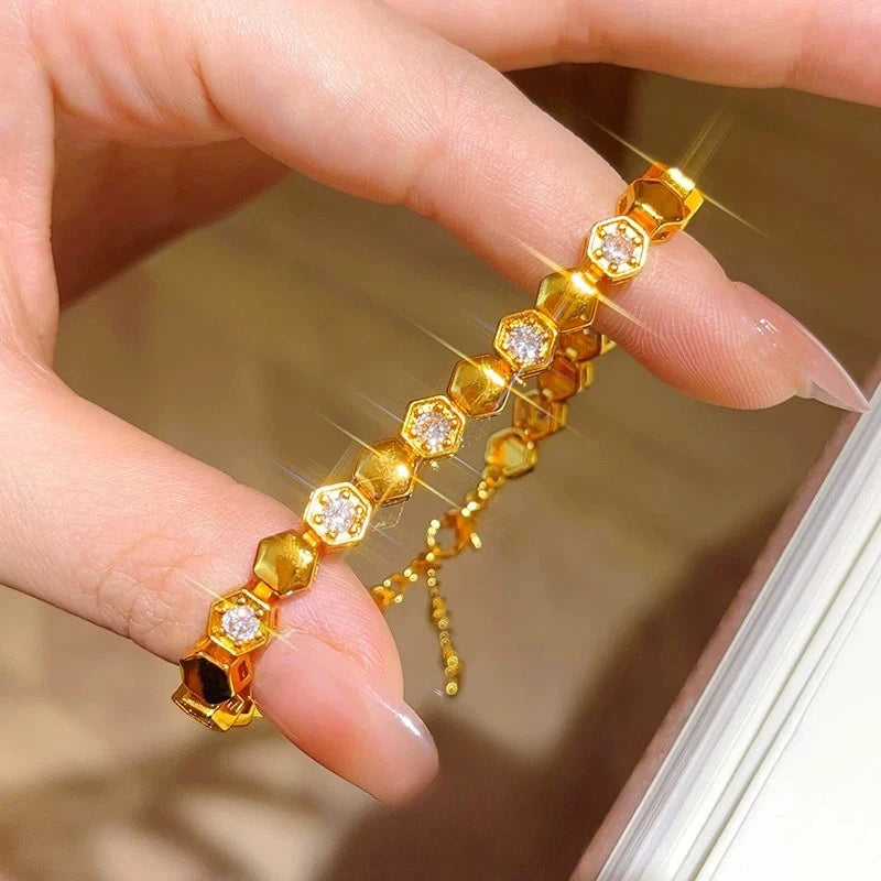 Honeycomb Bangle