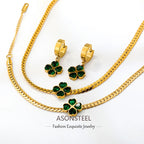 Emerald Clover Set
