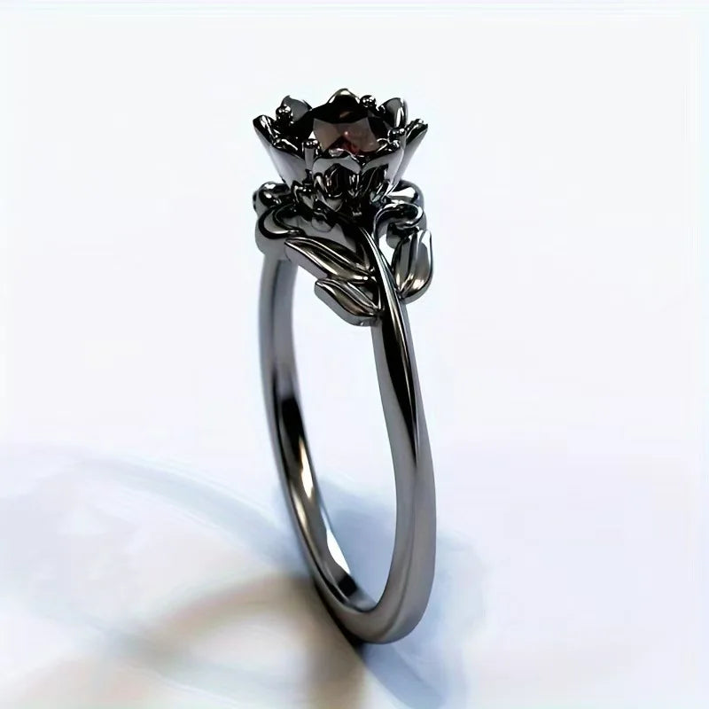 Noir Bloom Ring