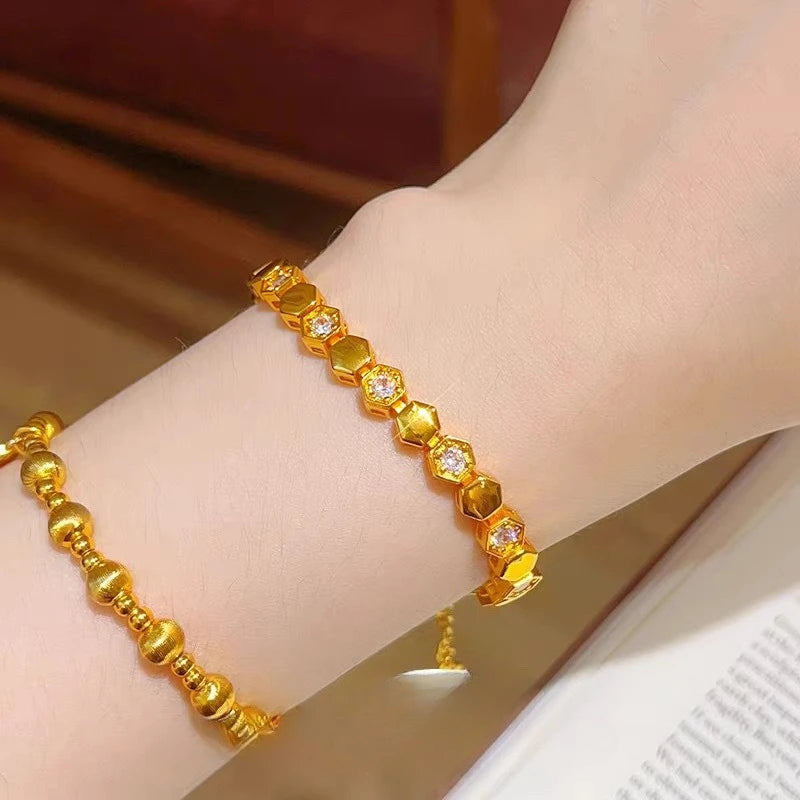 Honeycomb Bangle