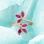 Rose Gold Flora Ring