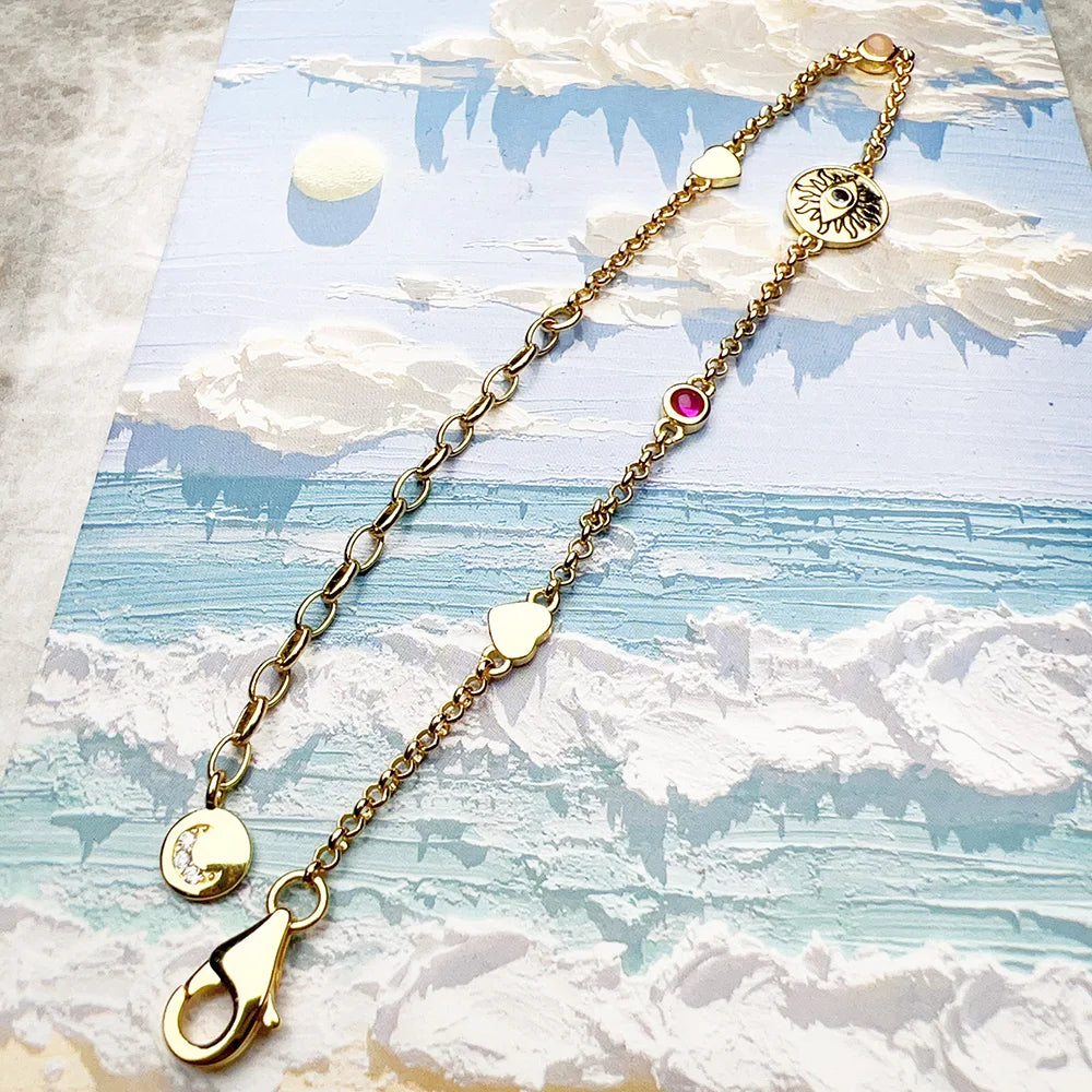 Solar Coin Bracelet