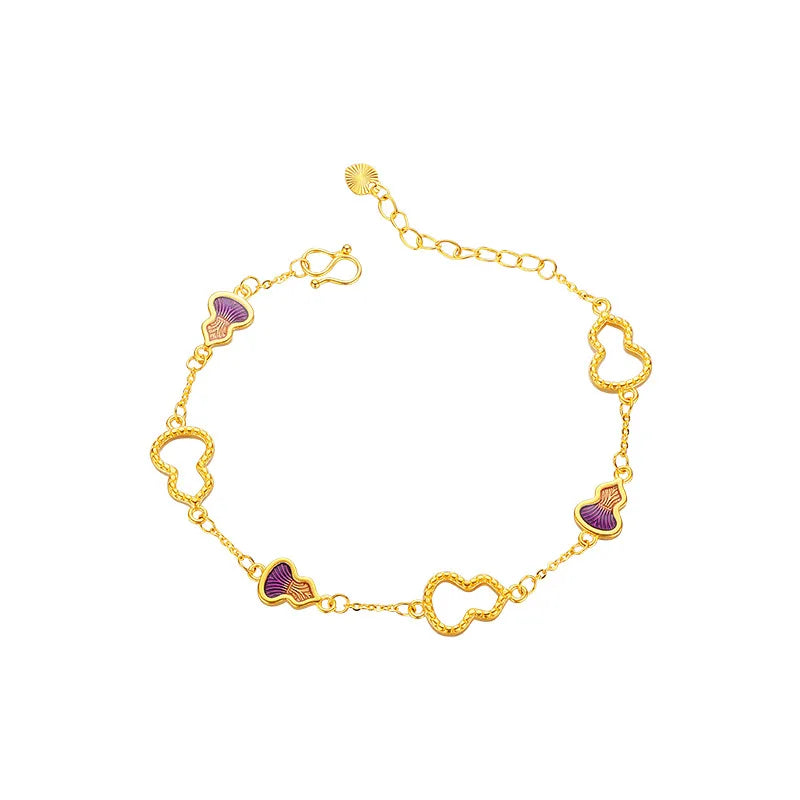 Gourd Enamel Bracelet