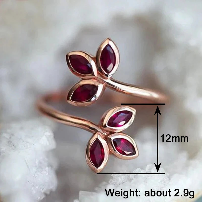 Rose Gold Flora Ring