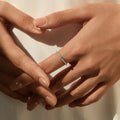 Moissanite Round Band