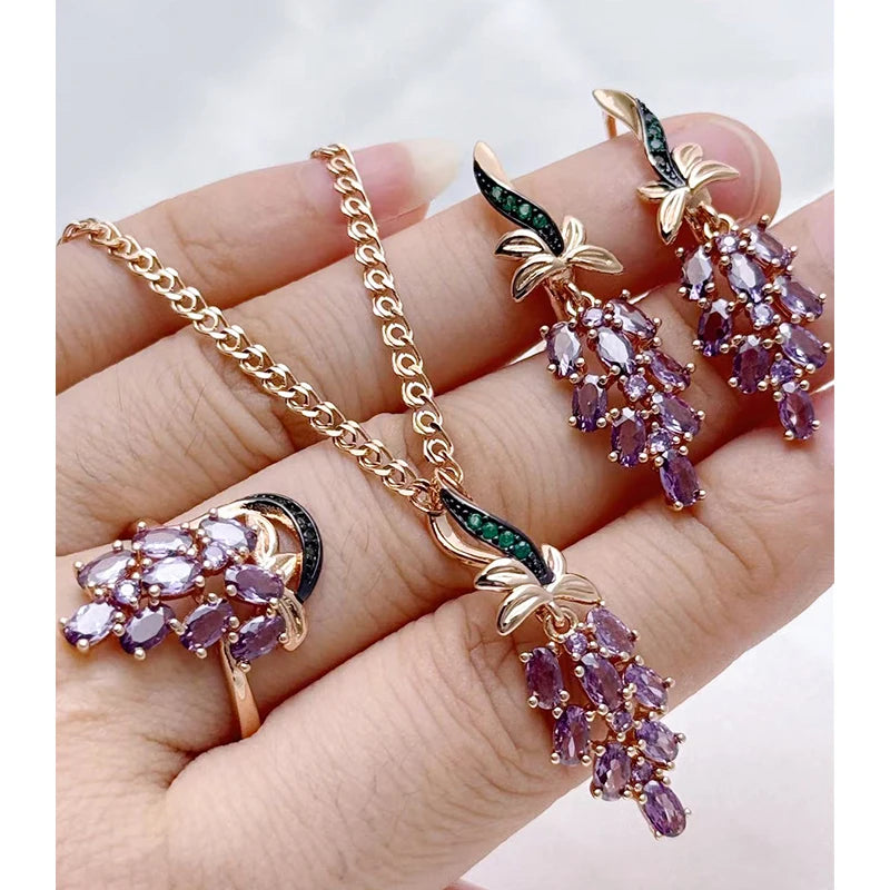 Zircon Rose Set