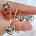 Geometric Rose Gold Set