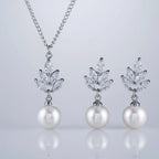 Zirconia Pearl Set