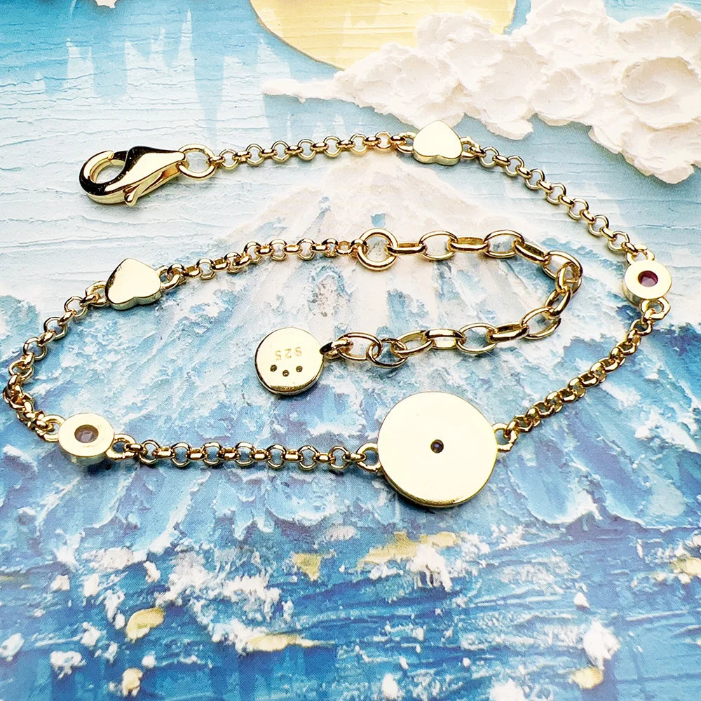 Solar Coin Bracelet